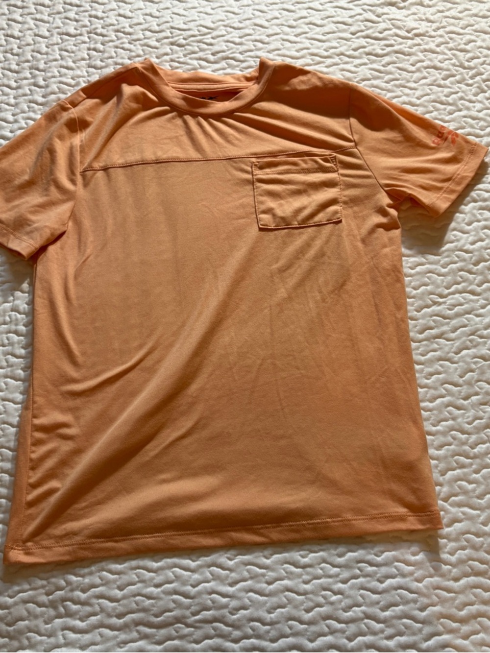 Kid's Super Soft Short-Sleeve Pocket T-Shirt - Orange 🍊